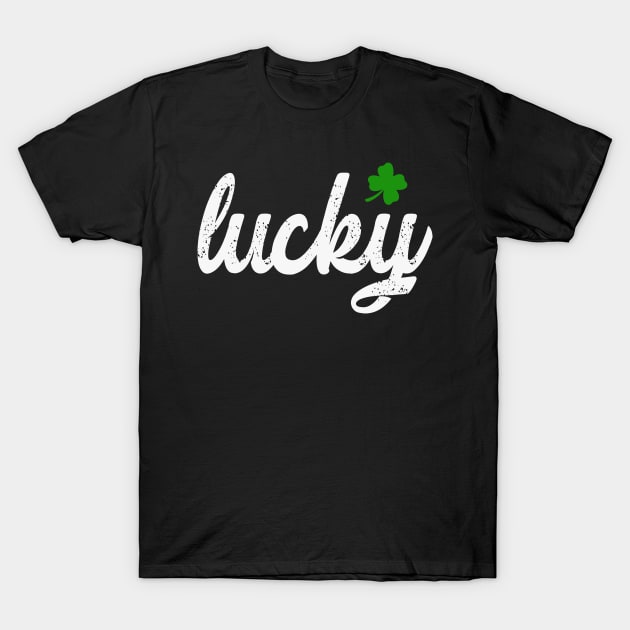 Lucky shamrock st patrick's day T-Shirt by drewdesign